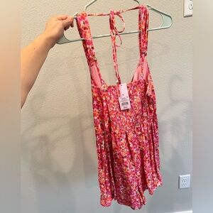 NWT Gorgeous Multi Color Floral Romper